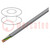Wire: control cable; chainflex® CF130.UL; 20x0.25mm2; PVC; grey