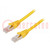 Patch cord; ETHERLINE® Cat.6a,S/FTP; 6a; corde; Cu; LSZH; jaune