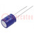 Kondensator: elektrolytisch; THT; 33uF; 100VDC; Ø10x12,5mm; ±20%