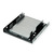 ROLINE Montageadapter, 3,5 Zoll Rahmen für 2x 2.5 HDD/SSD, Metall, schwarz