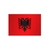 Technische Ansicht: Länderflagge Albanien