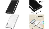 LogiLink Mobiler Zusatzakku, 10.000 mAh, 2x USB-A, weiß (11117915)