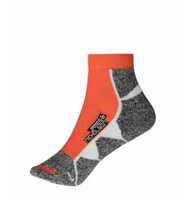 James & Nicholson Sportsocke JN214 kurz Gr. 45-47 bright-orange/white