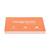 Elektrostatyczne suchościeralne karteczki na notatki - pomarańczowe pastelowe