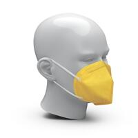 Artikelbild Masque respiratoire "Colour" FFP2 NR, kit de 10, jaune