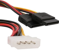 ADAPTATEUR POUR ALIMENTATION DE DISQUES DUR - MOLEX - 2X SATA OEM .