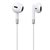 JOYROOM JR-EW01 WIRED SERIES HALF IN-EAR AURICULARES CON CABLE - BLANCO