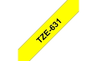 TZe-Schriftbandkassetten TZe-6319, schwarz auf gelb Bild1