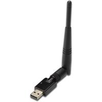 DIGITUS WLAN USB-Adapter 300Mbps Antenne schwarz + WPS