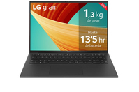 LG Gram 17Z90R Portátil 43,2 cm (17") 2K Intel® Core™ i7 i7-1360P 16 GB LPDDR5-SDRAM 512 GB SSD Wi-Fi 6 (802.11ax) Windows 11 Home Negro