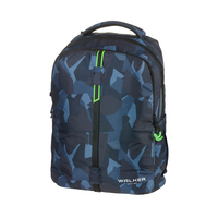 Walker Elite 2.0 Rucksack Schulrucksack Anthrazit, Blau