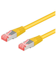 Goobay 25m CAT6-2500 networking cable Yellow