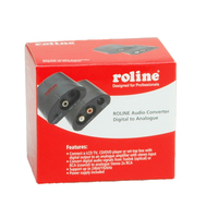 ROLINE Audio Converter Digital to Analogue Zwart