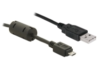 DeLOCK USB 2.0 Cable - 1.0m kabel USB 1 m USB A Micro-USB B Czarny