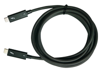 QNAP CAB-TBT315M-40G Câble Thunderbolt 1,5 m 40 Gbit/s Noir
