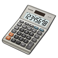 Casio MS-80B kalkulator Komputer stacjonarny Podstawowy kalkulator Srebrny