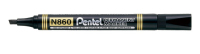 Pentel N860 marcatore permanente Nero 12 pz