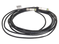 HPE 10G SFP+5m cable de fibra optica Negro, Plata