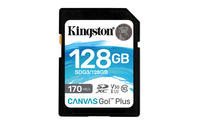 Kingston Technology 128GB SDXC Canvas Go Plus 170R C10 UHS-I U3 V30