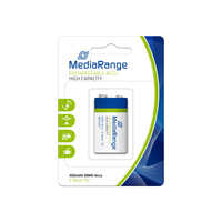 MediaRange MRBAT124 household battery Rechargeable battery 9V Nickel-Metal Hydride (NiMH)
