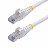 StarTech.com Cavo Ethernet CAT8 bianco da 12m, RJ45 Snagless, 25G/40G, 2000MHz, 100W PoE++, S/FTP, cavo lan in rame puro 26AWG, LSZH, cavo patch di rete schermato con rilievi di...
