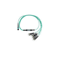 BlueOptics SFP6143EU3MKB Glasvezel kabel 3 m MTP ST OM3 Aqua-kleur