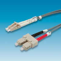 ROLINE Fibre Optic Jumper Cable 50/125µm LC/SC, grey 0.5 m