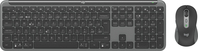 Logitech MK950 Signature Slim Tastatur Maus enthalten RF Wireless + Bluetooth QWERTZ Schweiz Graphit