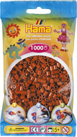 Hama Beads 207-20 Bag 1000 Beads Reddish Brown