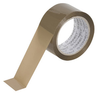 Q-CONNECT KF04381 Klebeband 66 m Polypropylen (PP) Braun