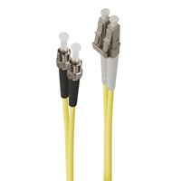 ALOGIC 15m LC-ST Single Mode Duplex LSZH Fibre Cable 09/125 OS2