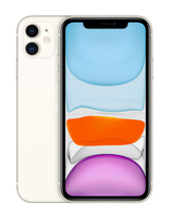 Apple iPhone 11 15,5 cm (6.1") Dual SIM iOS 17 4G 128 GB Biały