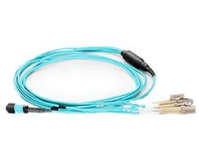 HPE K2Q47A Glasvezel kabel 15 m MPO 4xLC OM4 Blauw