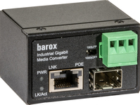 Barox PC-PMC101-GME Netzwerk Medienkonverter 1000 Mbit/s Schwarz