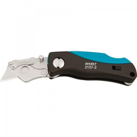 HAZET Mini utility knife Noir, Bleu clair