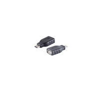 shiverpeaks BS13-20013 changeur de genre de câble USB 3.1 Type-C USB 2.0 Type-A Noir