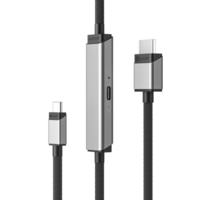 ALOGIC ULCHDPD01-SGR video kabel adapter 1 m USB Type-C HDMI + USB Zilver