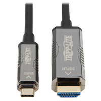 Tripp Lite U444F3-20M-H4K6 video kabel adapter USB Type-C HDMI Zwart