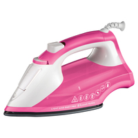 Russell Hobbs 26461-56 Bügeleisen Dampfbügeleisen Keramik-Bügelsohle 2600 W Pink, Weiß