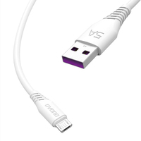 DUDAO L2T kabel USB 2 m USB 2.0 USB A USB C Biały
