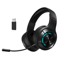 Edifier G30 S Zestaw słuchawkowy Bezprzewodowy Opaska na głowę Gaming USB Type-C Bluetooth Czarny