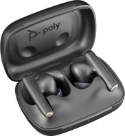 POLY Voyager Free 60 Carbon Black Earbuds +Basic Ladeetui