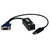 Tripp Lite B078-101-USB-1 KVM kábel Fekete