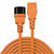 Lindy 30473 cable de transmisión Negro, Naranja 0,5 m C14 acoplador C13 acoplador