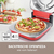 MAXXMEE 12123 Pizzamacher/Ofen 1 Pizza/Pizzen 1800 W Rot