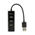 SBOX H-204 hálózati csatlakozó USB 2.0 480 Mbit/s Fekete