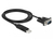 DeLOCK 87741 seriële kabel Zwart 1,8 m USB Type-A DB-9