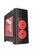 Gembird ATX case Fornax 1000R - red led fans, USB 3.0 Midi Tower Black