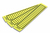 Cimco 182660 selbstklebendes Etikett Schwarz, Gelb Rechteck