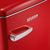 Severin RKS 8830 Retro frigo combine Autoportante 108 L D Rouge